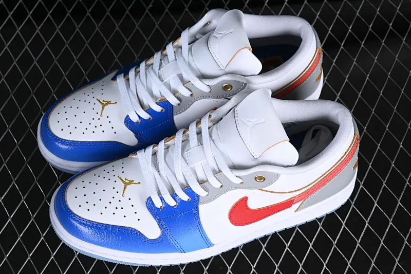 All categories Air Jordan Jordan series basketball shoes Air Jordan 1 Low G version pure original Air Jordan 1 Low "Philippines" AJ1 Joe 1 color matching low-top cultural casual sneakers FN8901-164
